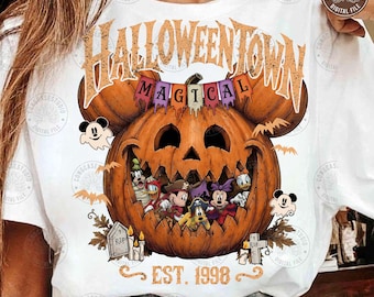 Halloween Pumpkin Png: Halloween Mouse And Friends Png, Halloween Town Png, Spooky Vibes Png, Family Trip Png,  Fall Png, Digital Download