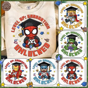 Cartoon Last Day Of School Png Bundle, Graduation Cartoon Movie Png, Grade School Design Png, Retro School, Movie Cartoon, Digital Download