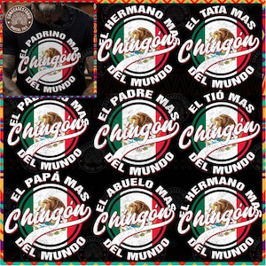 El Papa Mas Chingon PNG Bundle, Mexican Flag Papa Png, Papa Latino PNG, Spanish Dad Png, Dad Chicano PNG, Fathers Day Png, Digital Download