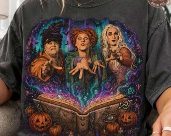 Retro Witches Halloween Movie Png: Sister Witches Png, Retro Witches Movie Png, Horror Nights Png, Spooky Season Png, Digital Download