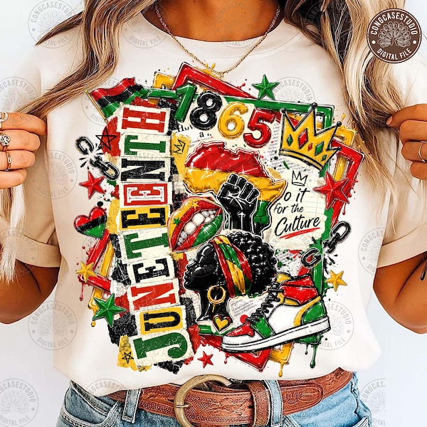 Coquette Juneteenth PNG: Freeish Since 1865 Shirt Design, Digital Download