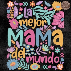Spanish Mothers Day Png, Retro Madre Png, Mothers Day Png, Mama Sublimation Png, Retro Mama Png, Boho Floral Mama Png, Digital Download