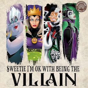 Villain Gang PNG: Retro Halloween Costume, Bad Witches Club, Digital Download