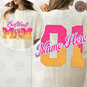 Softball Mama Drip Png, Softball Ice Cream Drip Png, Mama Softball Png File, Softball Mom Dripping Png, Game Day Softball, Digital Download