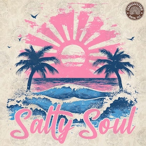 Beach Png, Beach Vibes Png, Summer Salty Soul Png, Trendy Summer Png, Estetyczne Summer Png, Summer Vibes Png, Sarkastyczne Png, Pobieranie cyfrowe