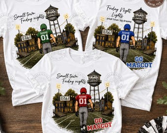 Custom Town Name & Zip Code Png: Custom Mascot Football Png, Small Town Football, Game Day, Big Dreams, Hometown Spirit, Digital Download