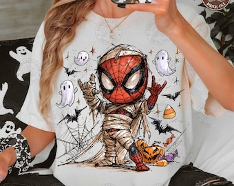 Spider Boy Skeleton Halloween Png: Retro Checker Skeleton Shirt Design, Boys Spooky Season Sublimation, Kids Skeleton Ball, Digital Download