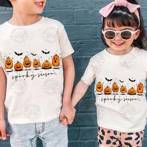 Spooky Season Png: Cute Pumpkin Png, Trendy Fall Png, Autumn Png, Halloween Png, Fall Pumpkin Sublimation Shirt Png, Digital Download image 5