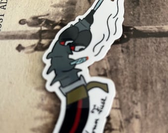 Pothead Line Work Sticker, Lineman Sticker - Etsy