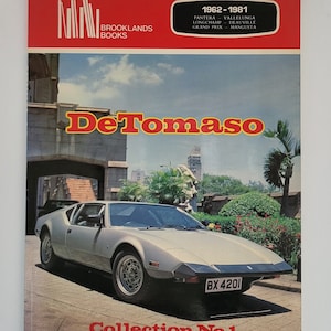 De Tomaso Collection No. 1 1962-1981: Road Test Book