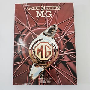 Vintage 1983 MG Coffee Table Book - Great Marques M.G. - Hardcover