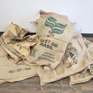USATO - Sacchi di caffè in juta grezzi e autentici, sacchetti di caffè in juta da tutto il mondo! Perfetti per artigianato, decorazioni, fai da te, ecc.!