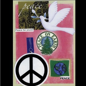 Carte Paix sur Terre