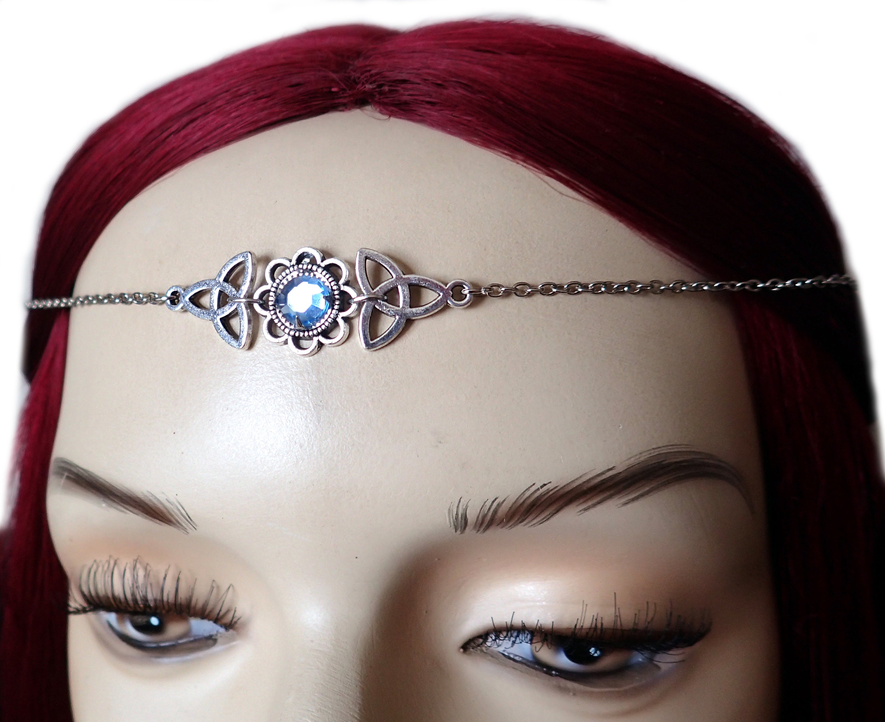 Simple Celtic Knot Headpiece Headdress Circlet Crown Bridal | Etsy