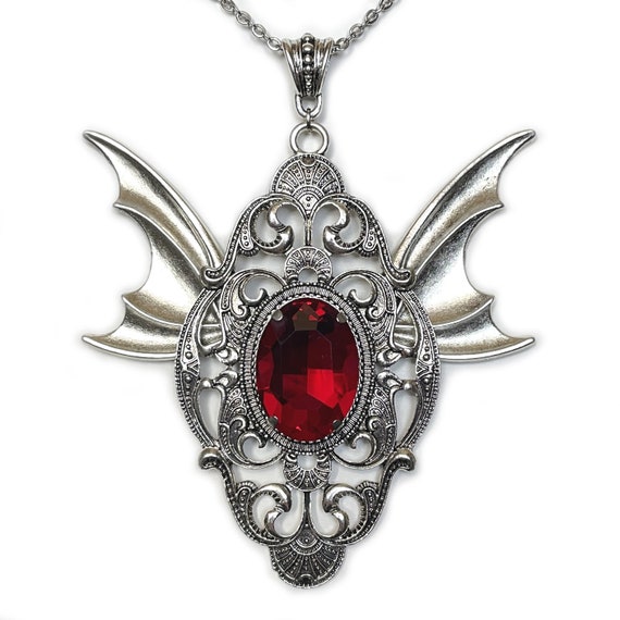 Succubus Pendant Necklace Gothic Jewelry Punk Necklace 316L Stainless Steel Mythic