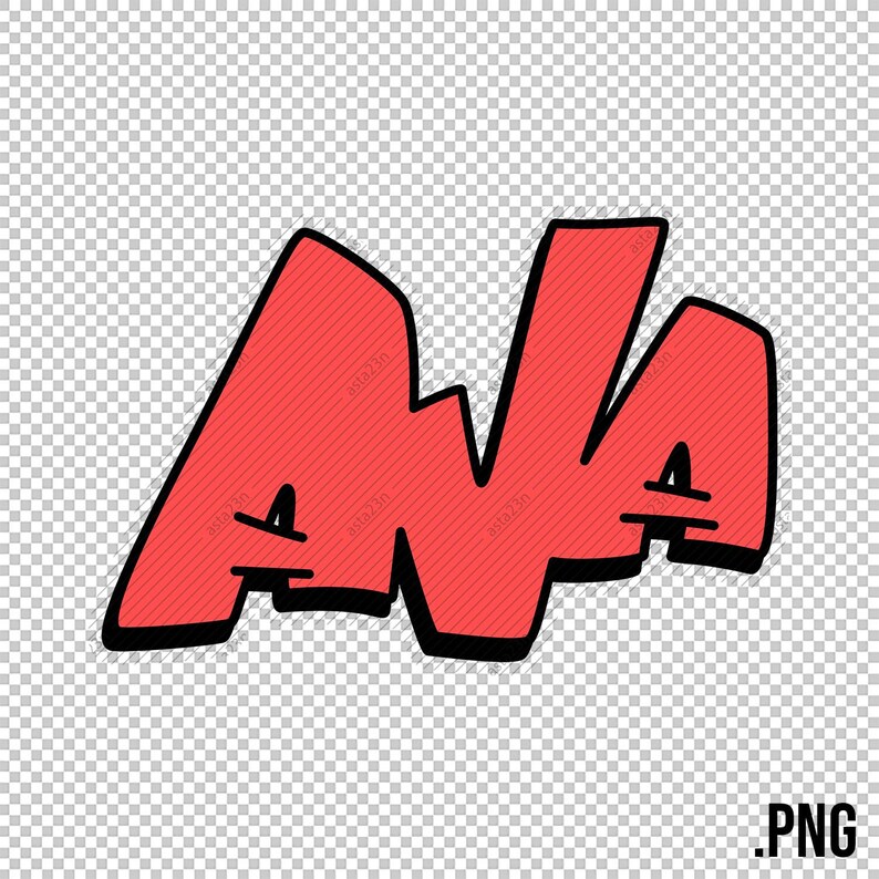 Avah Lettering AVA Graffiti NAME - Street Art Urban Wall TAG - Layered Vector Download ...