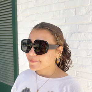 Handcrafted Sunglasses Oversized Eyeglasses Frames Eyewear Sun UV Protection Blue Light Blocking for Women by Jadorsh • SG10