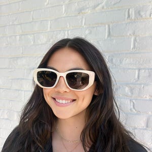 Handcrafted Sunglasses Oversized Eyeglasses Frames Eyewear Sun UV Protection Blue Light Blocking for Women by Jadorsh • SG15
