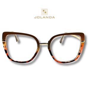 Handcrafted Oversize Clear Lens Eyeglasses Classic Frame Blue Light Glasses Cat Eye Sunglasses Nerd Glasses by Jadorsh • J2