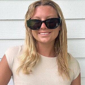 Handcrafted Sunglasses Oversized Eyeglasses Frames Eyewear Sun UV Protection Blue Light Blocking for Women by Jadorsh • SG06