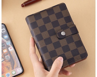 A7 Mini Agenda Binder Planner Journal Notepad Cover Gift for Her