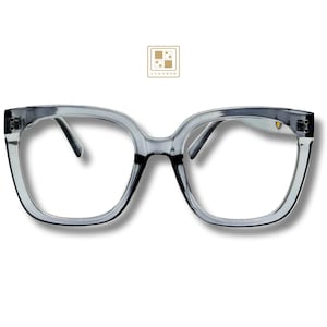 Eyeglasses Blue Light Glasses Reading Eyeglasses for Women Oversized Frame Trendy Computer Screen Fashion Hypoallergenic Frame • R2