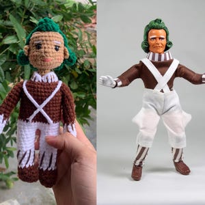 Custom Crochet Doll, Custom Character Doll, Custom Plush Commission, Custom Stuffed Animal, Anime Character Doll, Christmas Doll Gifts
