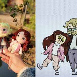 Custom Crochet Doll, Custom Character Doll, Custom Plush Commission, Custom Stuffed Animal, Anime Character Doll, Christmas Doll Gifts
