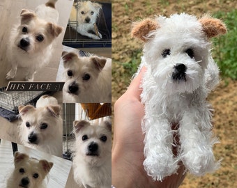 Custom Crochet Dog, Custom Crochet Pet, Custom Stuffed Dog, Pet Remembrance Gift, Pet Owner Gift, Pet Memorial Gifts, Personalized Dog Gifts