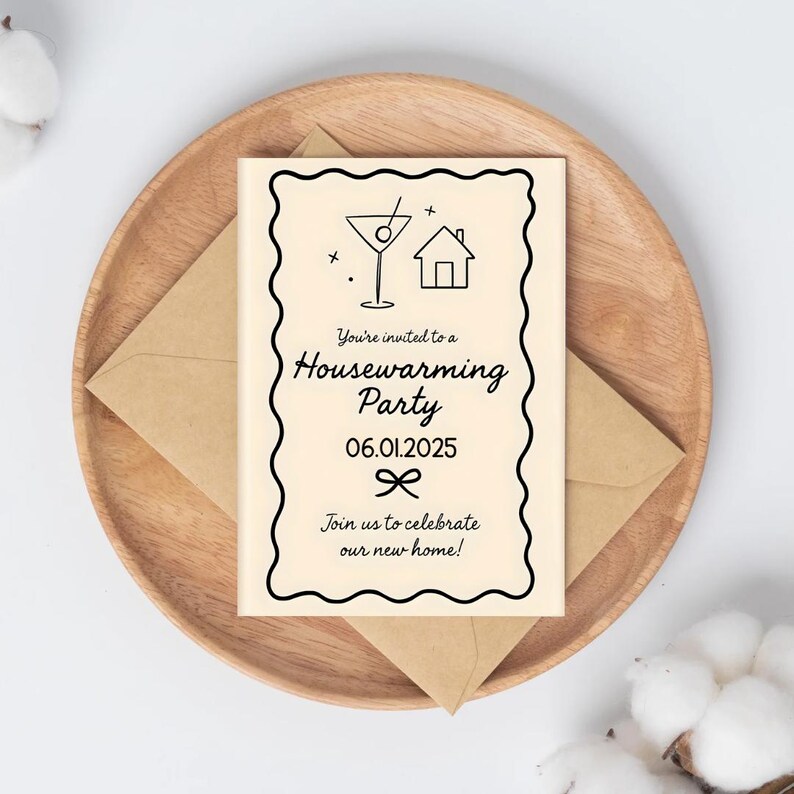 Editable Housewarming Party Invitation | Modern House Warming Invite ...