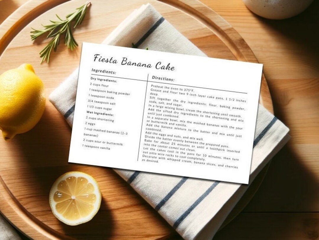 Handwritten Recipe Cards Transformed to Digital/printable Recipe Cards ...