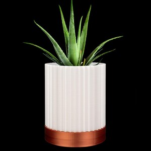 Minimalist 3D-Printed Planters – Cylindrix Collection - Set Of 3