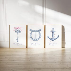 CUSTOM Chapter Specific Sorority Print | Aesthetic Wall Art, Dorm Decor | Digital Download Wall Art