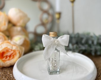 Personalized Wedding Favor Bottle, Bridal Shower Gift, Custom Party Favor