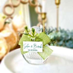 Custom Mini Glass Bottles for Wedding Favors – Elegant Refillable Cologne Bottles – Party Gifts in Bulk