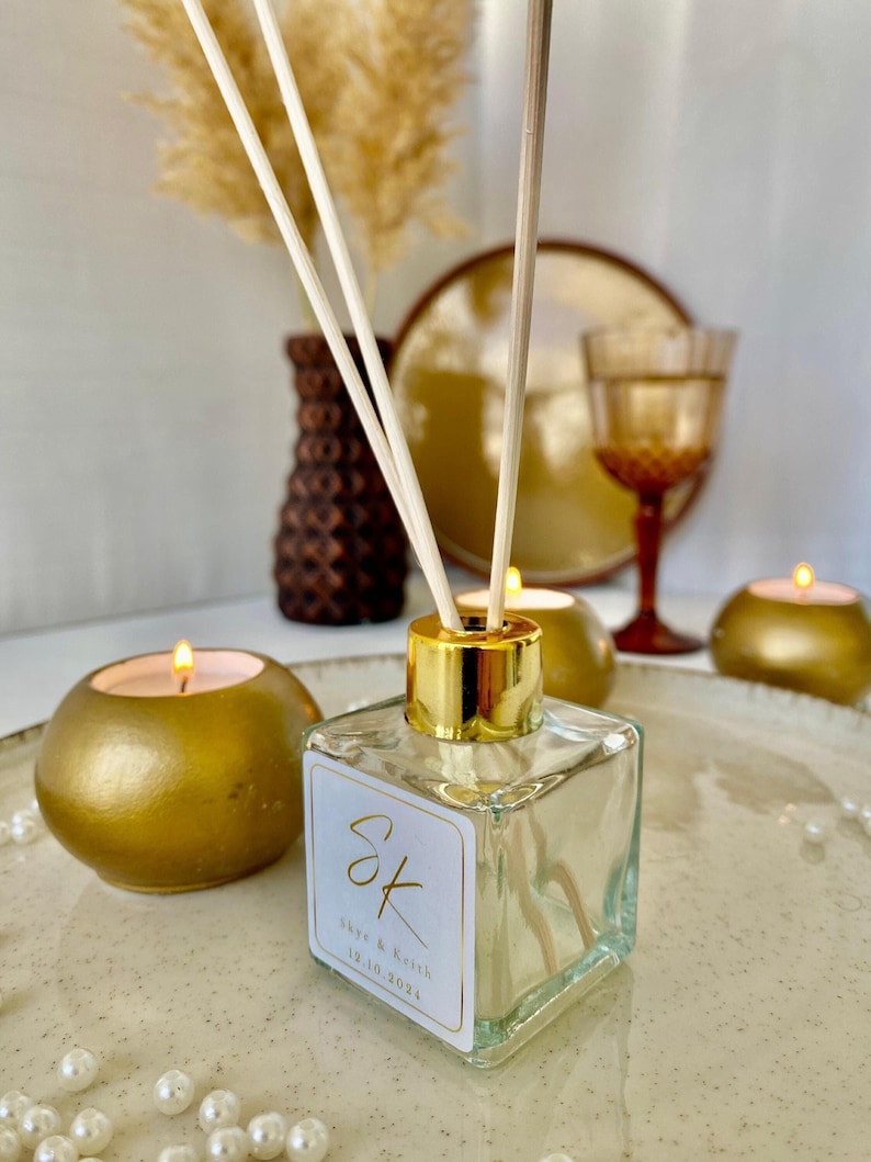 Personalized Home Fragrance Diffuser Wedding Favors Gift, Fragrance ...