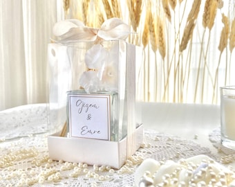 Personalized Reed Diffuser Wedding Favor | Bridal Shower, Engagement, Party Guest Souvenir | Baby Shower Favor