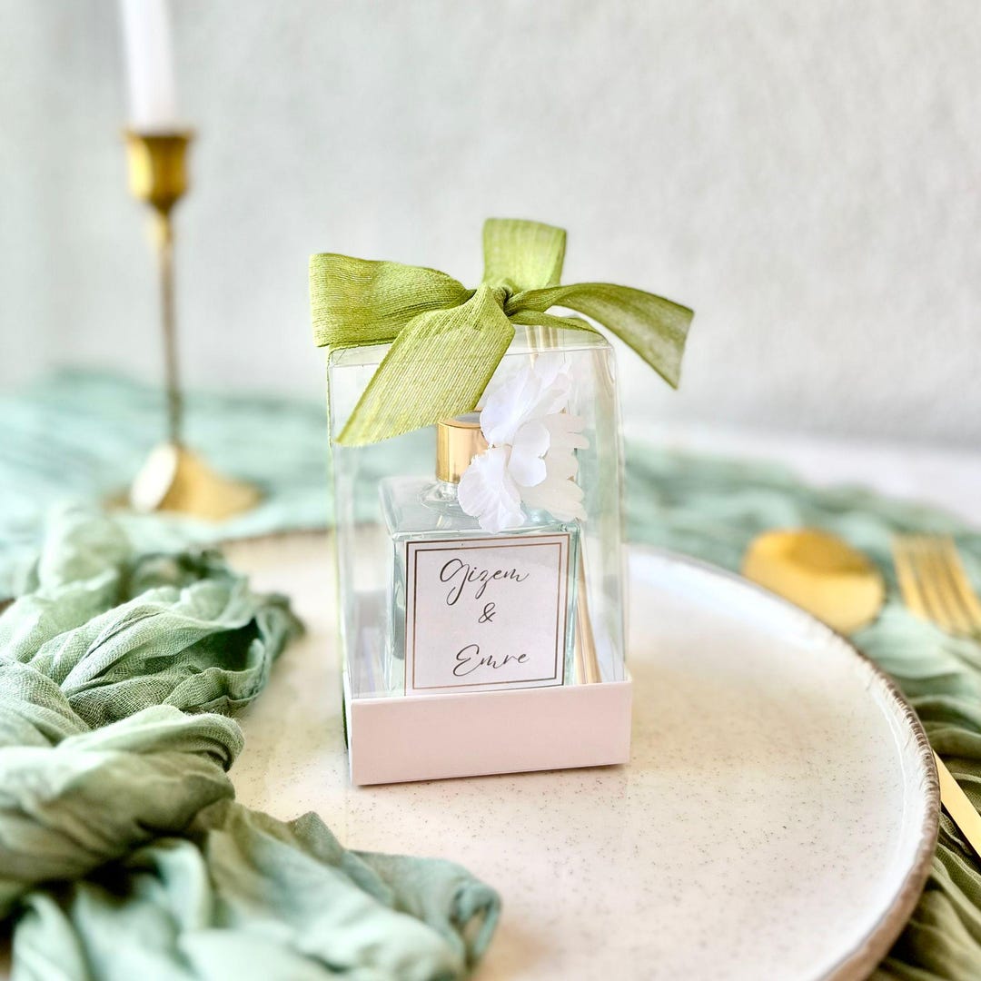Personalized Reed Diffuser - Wedding Difuser Favor - Perfume Party ...