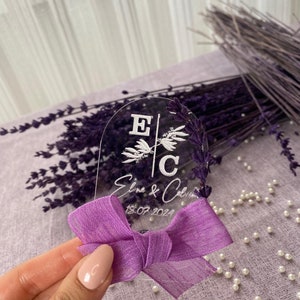 Wedding Magnet Gifts, Flowered Plexiglass Magnet, Engagement Favors, Bulk Wedding Favors for Guest, Personalized Plexiglass Magnet Gifts ,