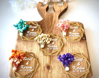 Wedding Favor Magnet, Wedding Souvenir For Guest, Plexiglass Magnet, Engagement Favors, Romantic Anniversary Favors, Wedding Gift Magnet