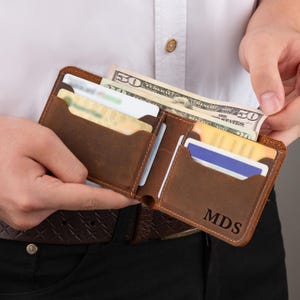 You Are Awesome Dad - Personalized Bifold Wallet - Gift For Dad