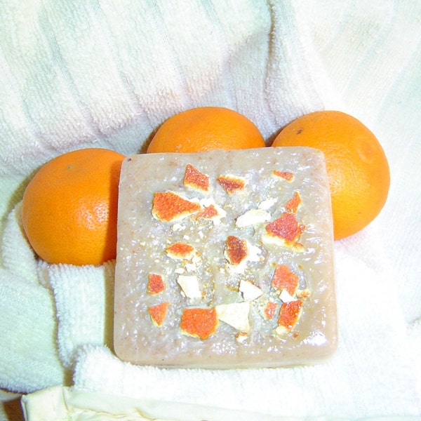 Citrus and Cream Soap -All Natural with Organic Goat Milk and Orange Peel