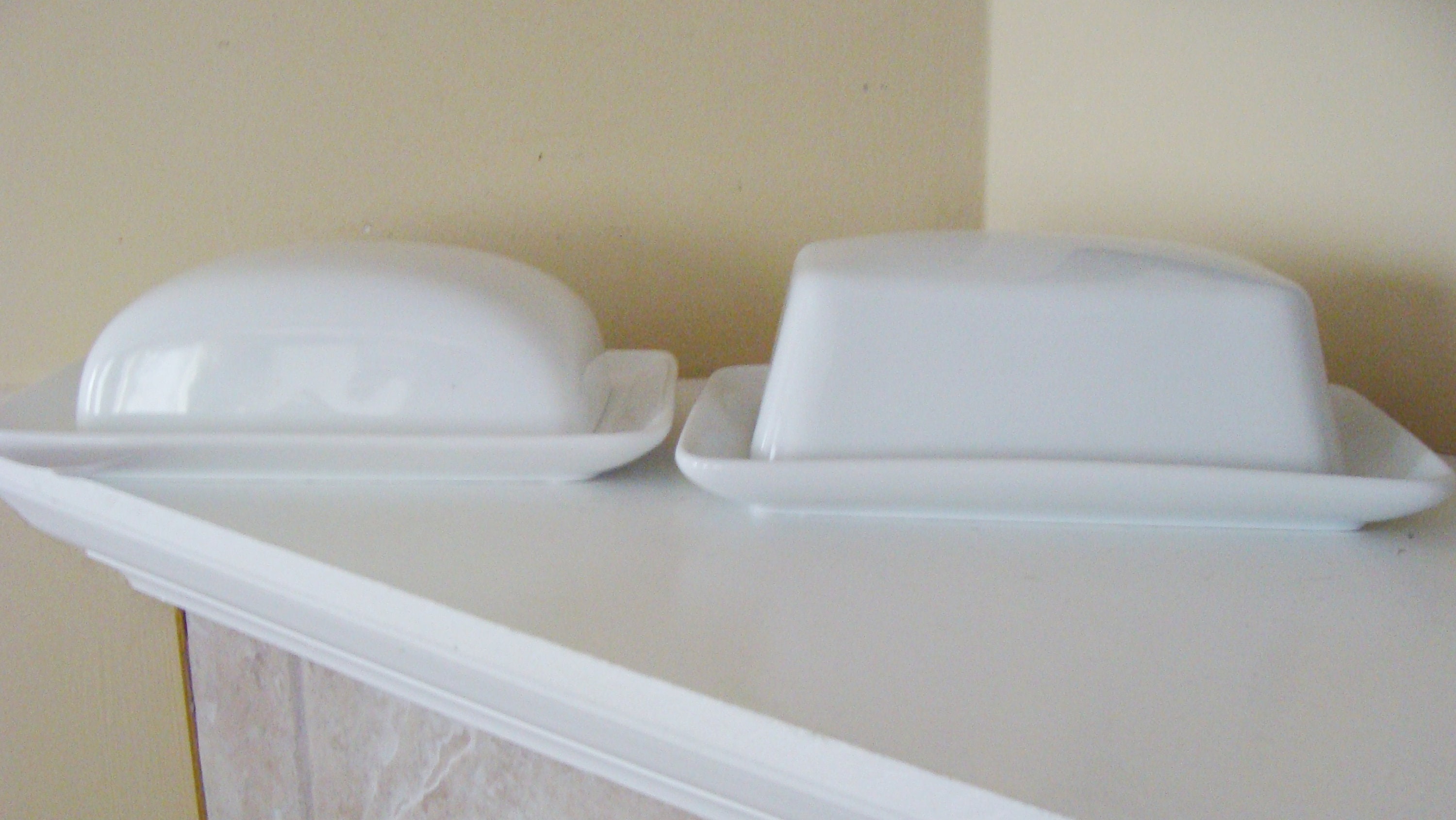 Cow Butter Dish Cow Print Farm Country Decor Hand Painted Etsy Canada