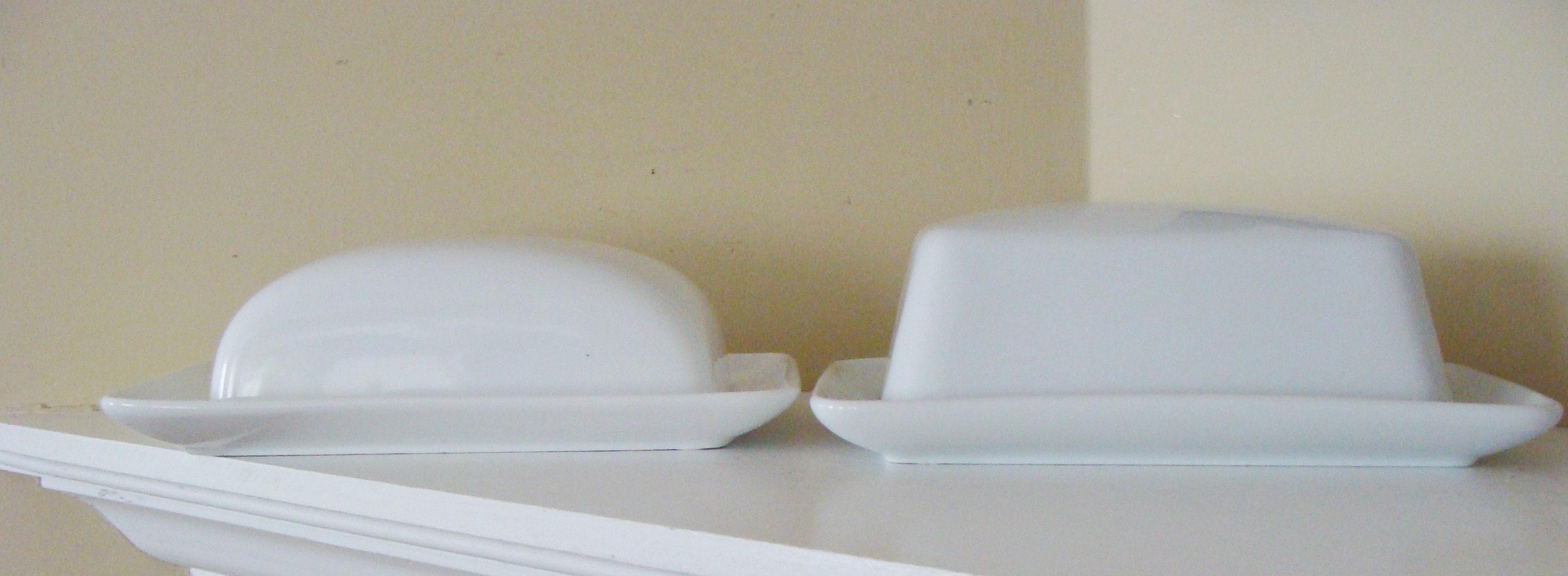 Cow Butter Dish Cow Print Farm Country Decor Hand Painted Etsy Canada