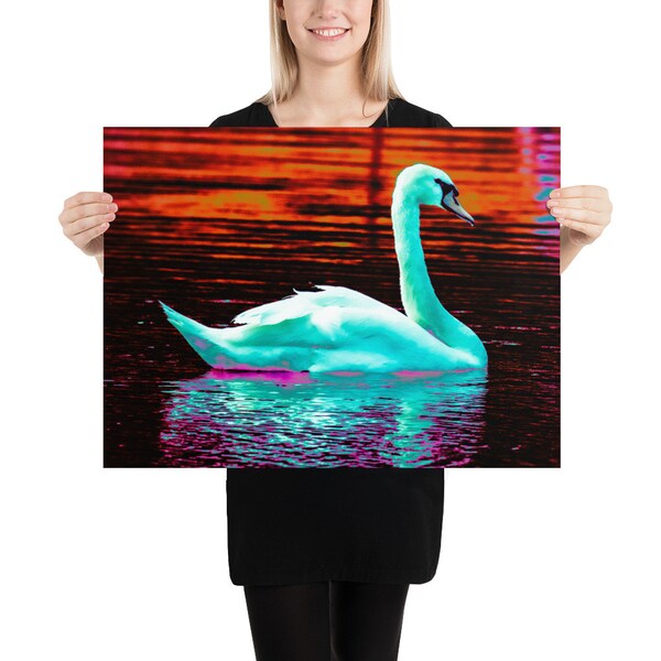 Swan Wall Print