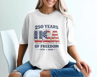 250 Years USA Freedom Vintage Flag Design (Digital Download)