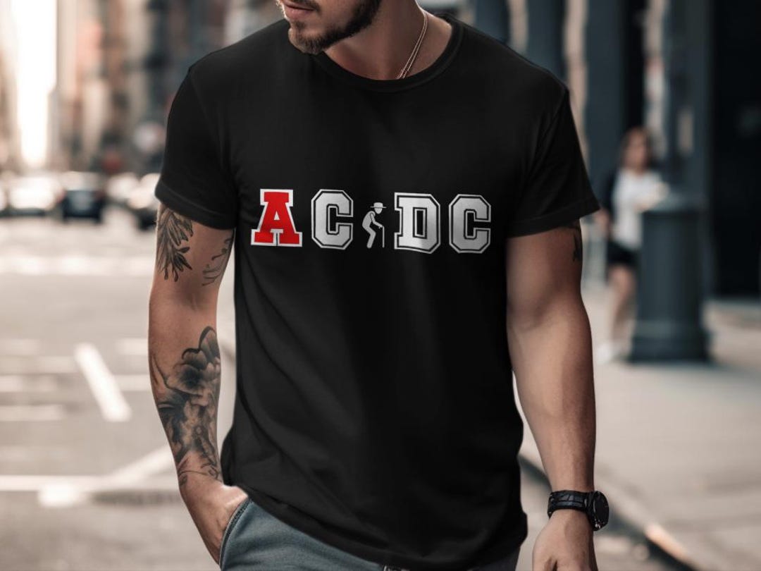 AC/DC T-Shirt Uomo - Alta Tensione - Modello High Voltage - Licenza Ufficiale - Nero - 2