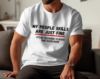My People Skills Sarcastic SVG PNG, Funny Adult Humor (Digital Download)