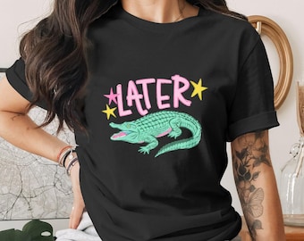 Later Alligator Crocodile PNG, Graffiti Gator Duo Design (Digital Download)