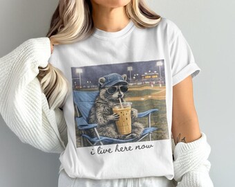 Raccoon Baseball Mama PNG SVG, Funny Ballfield Drink Clipart (Digital Download)